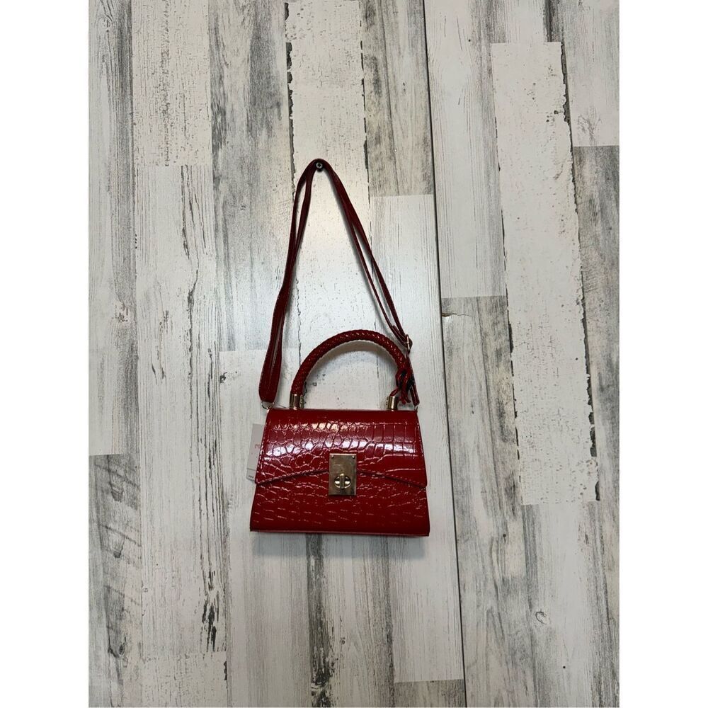 Red over the shoulder bag
